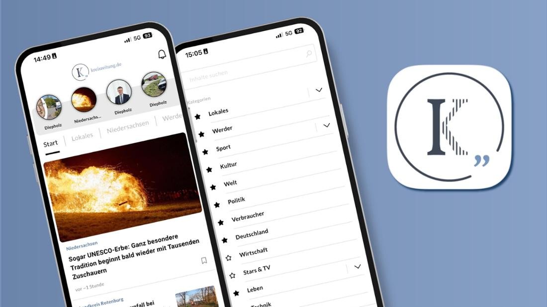 Local news directly in the kreiszeitung.de app