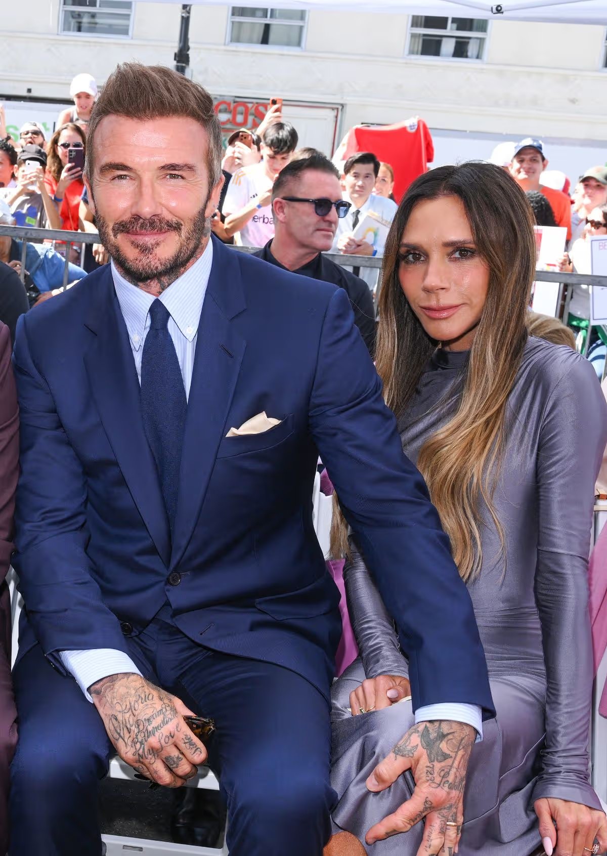 David Beckham and Victoria Beckham