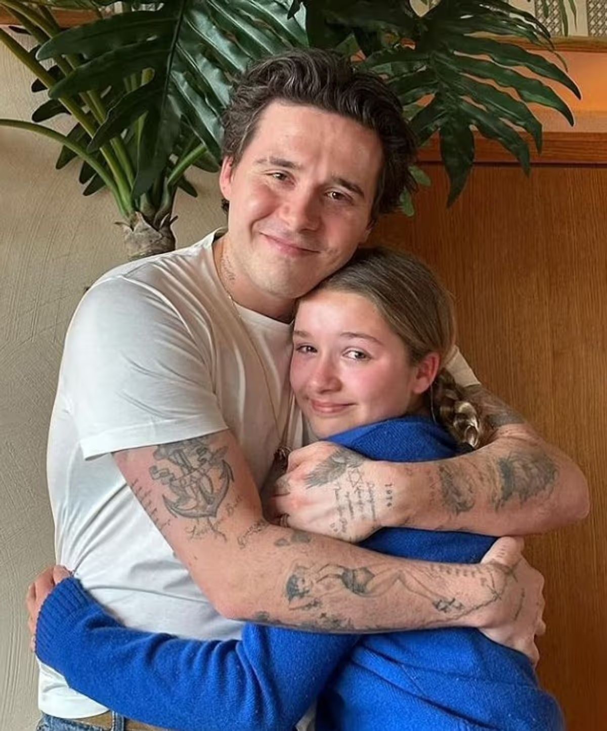 Harper Beckham recently visited Brooklyn's home, but he wasn't there.