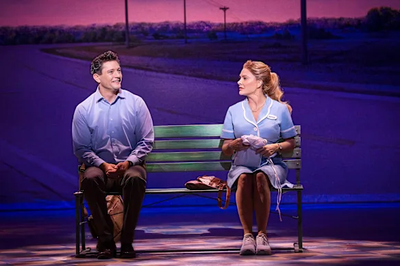 Rob Mills and Natalie Bassingthwaite star in Waitress.