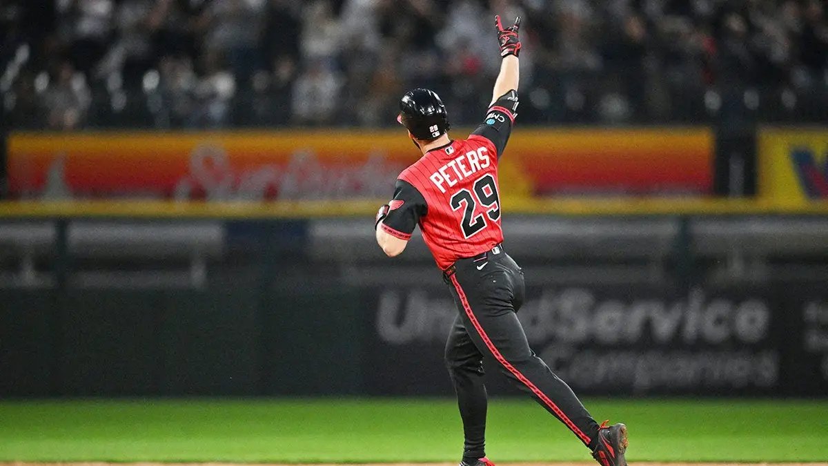 Chicago White Sox center fielder Tristan Peters rounds the bases at Wraith Field