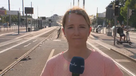 Representative Katja Stieler in Leipzig