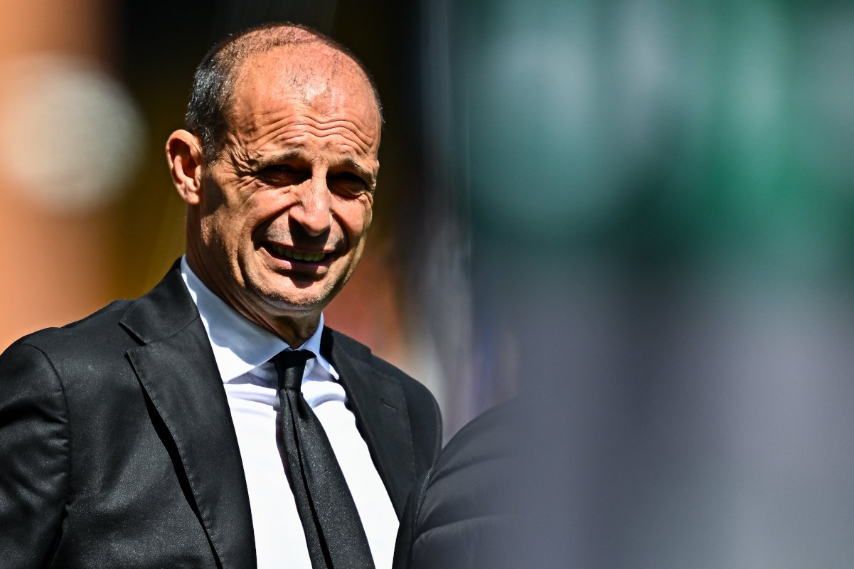 GENOA, ITALY – MAY 17: Massimiliano Allegri, head coach of AC Milan, looks on before the start of the Serie A match between Genoa and AC Milan at Stadio Luigi Ferraris on May 17, 2026 in Genoa, Italy. (Photo by Simone Arveda/Getty Images)