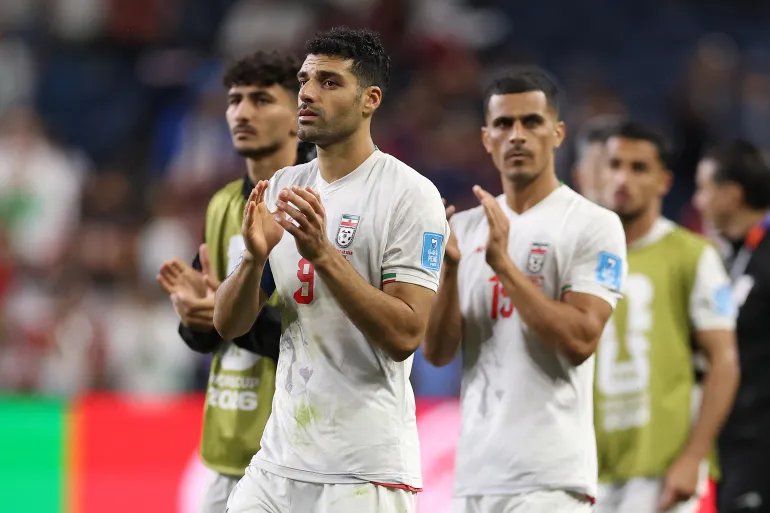 SEATTLE, WASHINGTON – JUNE 26: Iran's Mehdi Taremi #9 applauds fans after a 1-1 draw during the 2026 FIFA World Cup Group G match between Egypt and Iran at Seattle Stadium on June 26, 2026 in Seattle, Washington. Richard Heathcote/Getty Images/AFP (Photo by Richard Heathcote/GETTY IMAGES NORTH AMERICA/Getty Images via AFP)