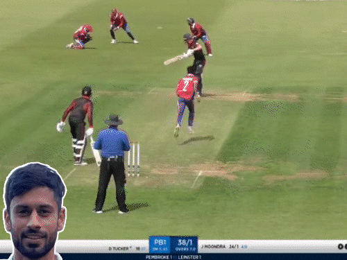 Jay Mandra Tonk Sanju Samson Wicket on debut in