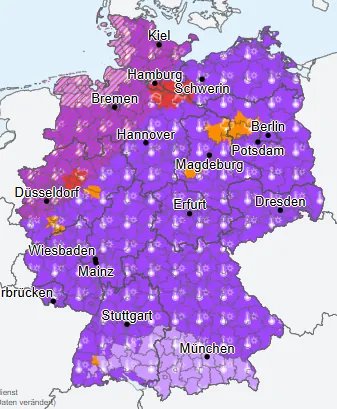 DWD Alert Map (as of 5:24 p.m.)