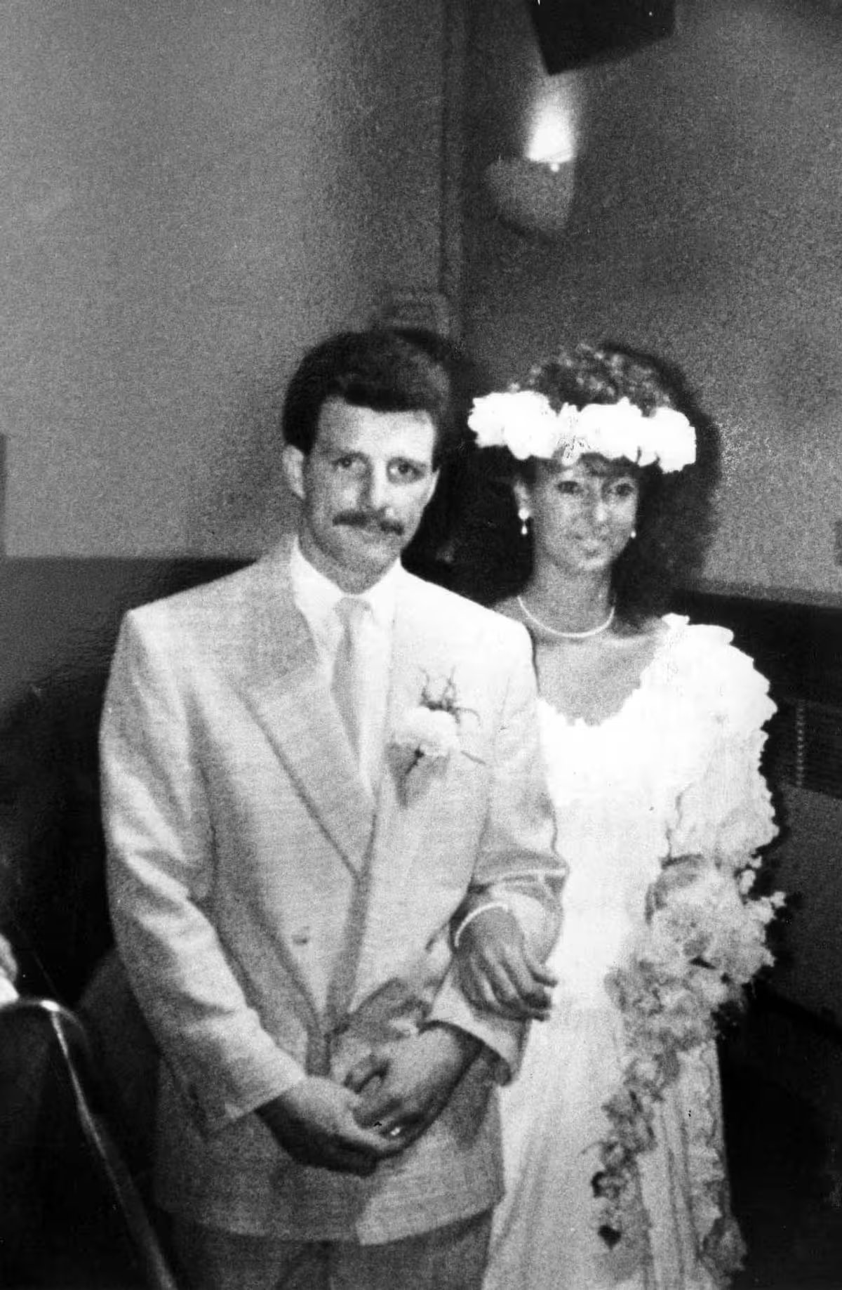 He served 18 years for the murder of his pregnant wife, but still maintains his innocence. 16 Eddie and Paula Guilfoyle on their wedding day