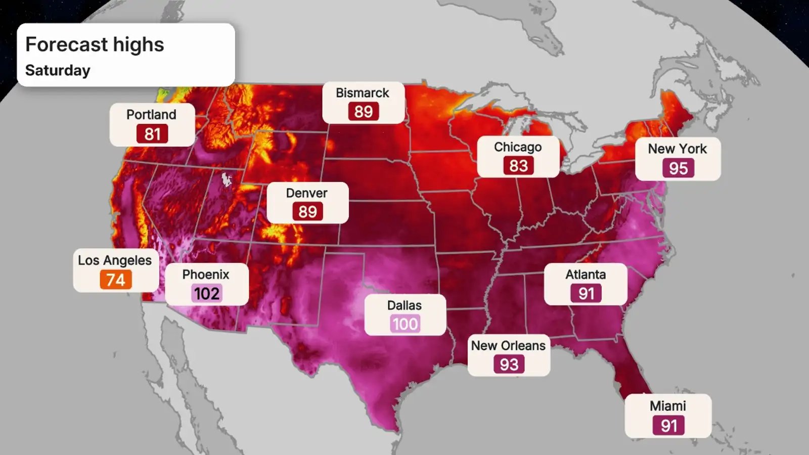 A dome of extreme heat scorches New York, Philadelphia, Boston and DC over the Fourth of July weekend. 23 DKP 22