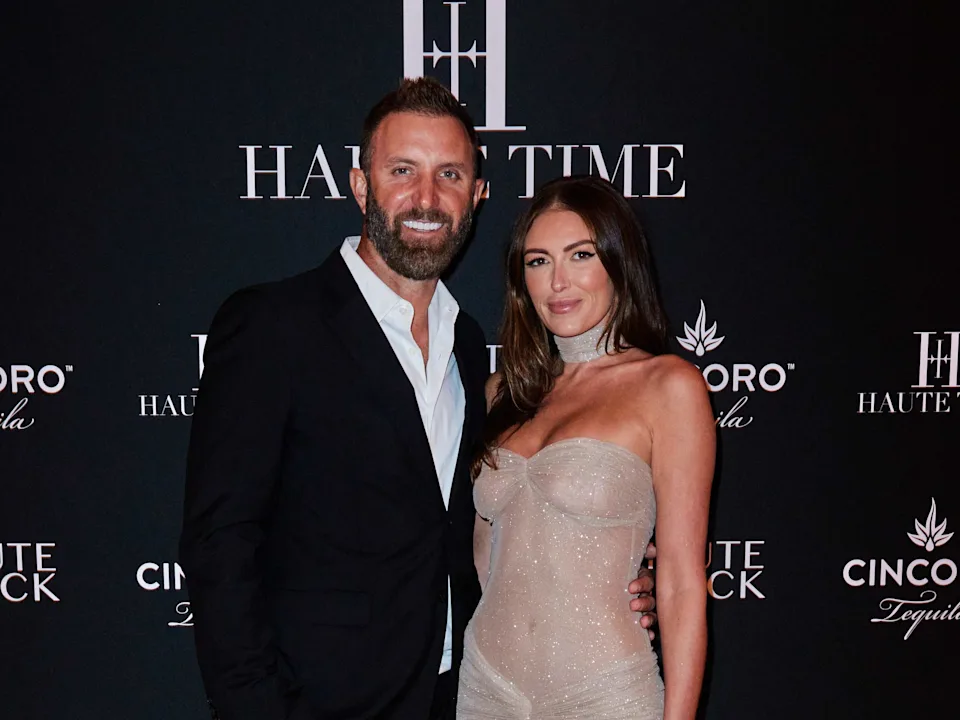 Paulina Gretzky, daughter of NHL legend Wayne Gretzky, was spotted at Taylor Swift and Travis Kelce's wedding. What is their connection? 13 PALM BEACH, FLORIDA – SEPTEMBER 25: Dustin Johnson and Paulina Gretzky attend Dustin Johnson's Haute Time Celebration with Cincoro Tequila at Four Seasons Palm Beach on September 25, 2024 in Palm Beach, Florida. (Photo by Romain Maurice/Getty Images for Haute Living)