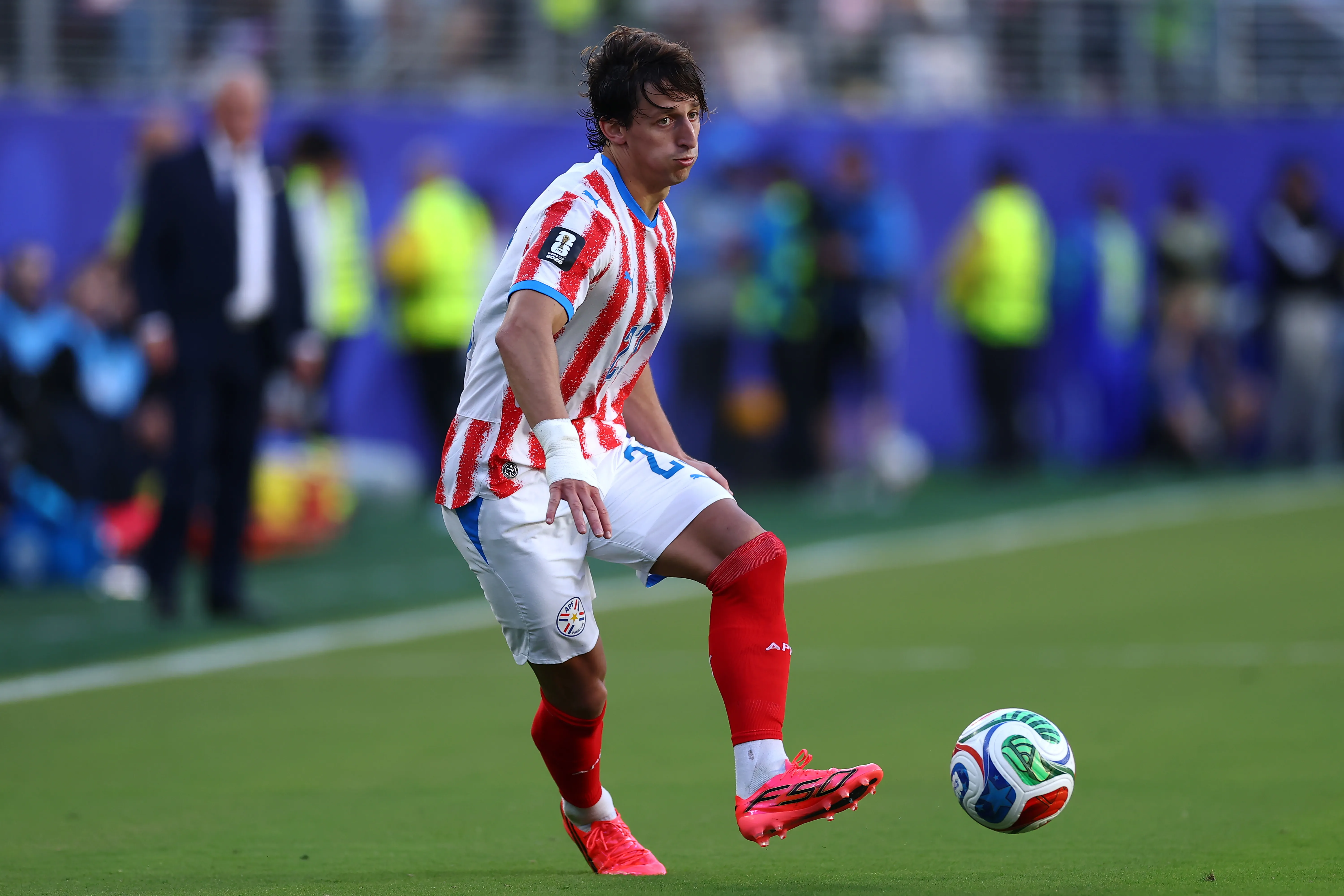 Galarza Fonda should return to the River after Paraguay's departure 13 Galarza Fonda will not be counted in Rivera, despite the good level he showed at the World Cup. (Getty Images)