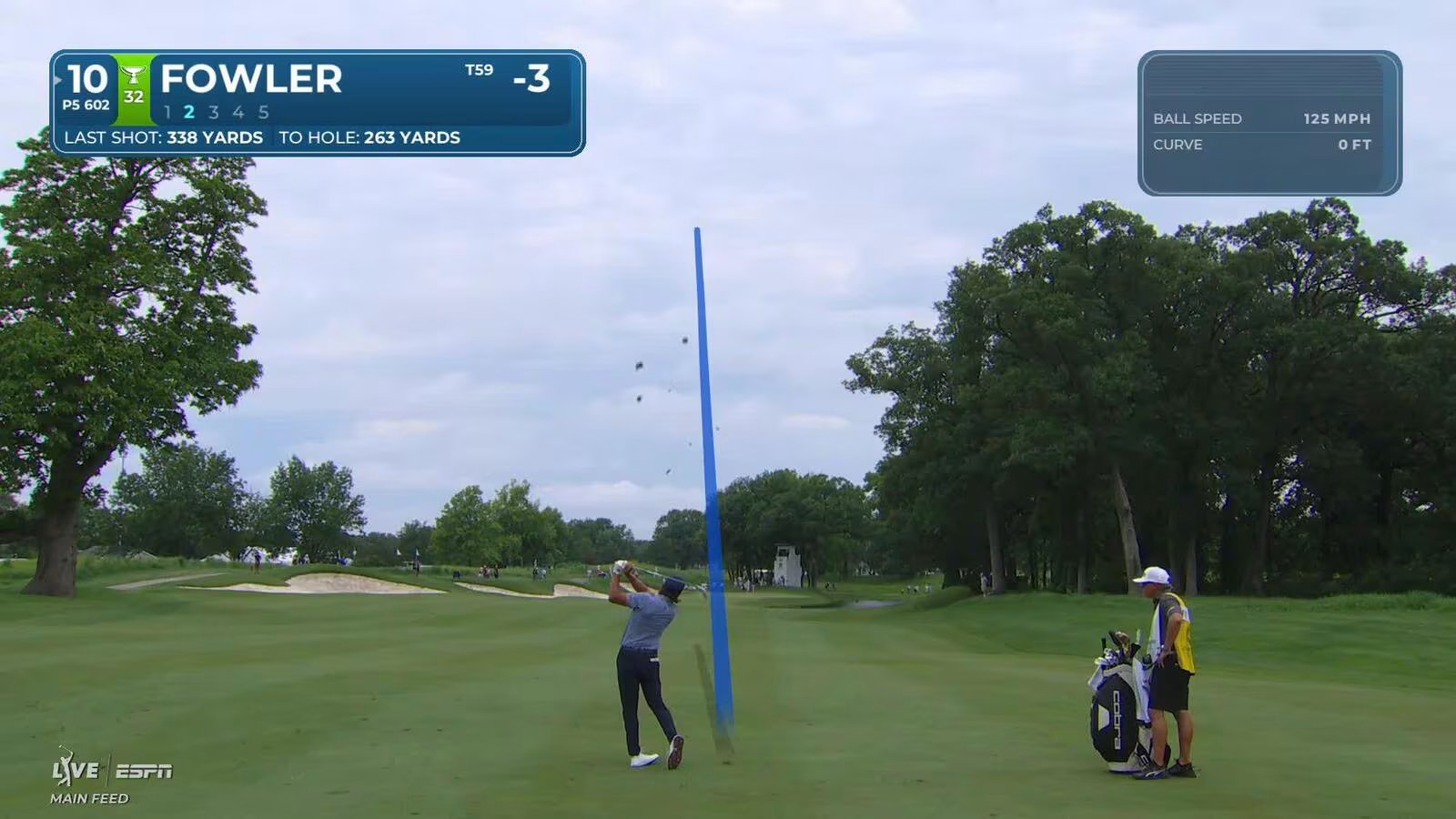 Rickie Fowler lights up in fourth place and moves up the John Deere Classic leaderboard 16 Rickie Fowler's 86-yard run put Birdie at John Deere's 10th.