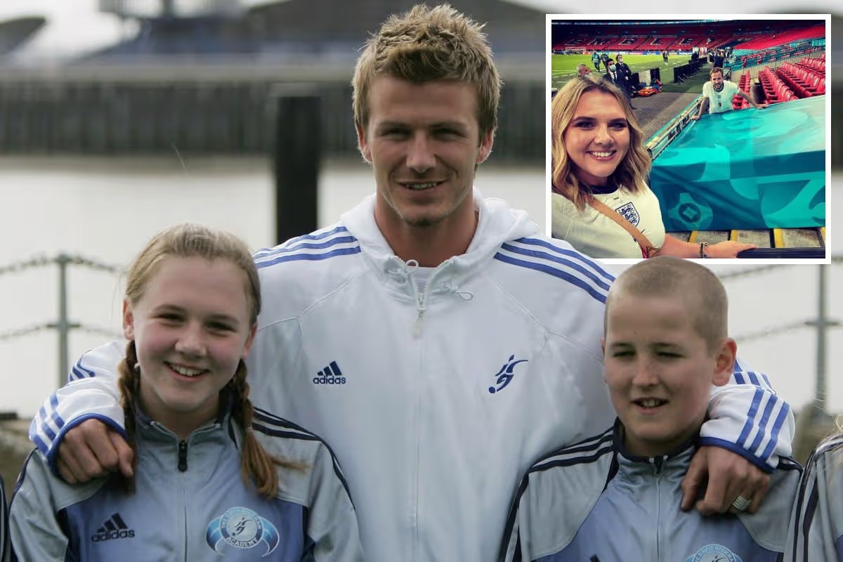 Harry Kane's life off the pitch: his beloved childhood wife, £30 million mansion and adorable children 19 David Beckham with Kate and Harry Kane