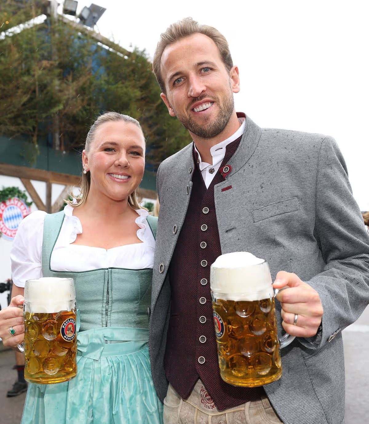 Harry Kane's life off the pitch: his beloved childhood wife, £30 million mansion and adorable children 24 Harry Kane and his wife Kate at Oktoberfest