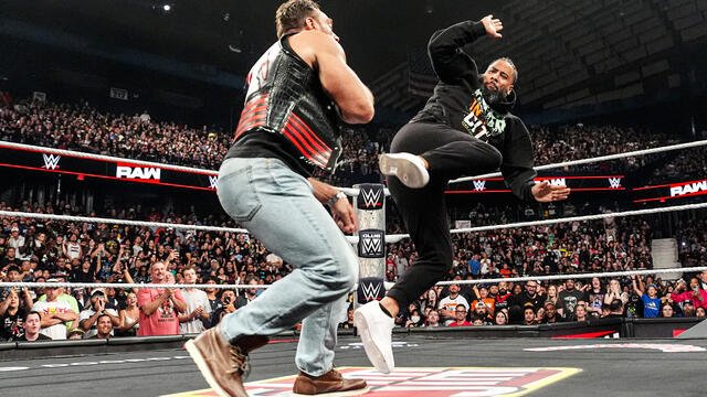 Los Angeles Knight Confronts Seth Rollins and Gets Dumped by Jimmy Uso: Raw Highlights, July 6, 2026 WWE Photos