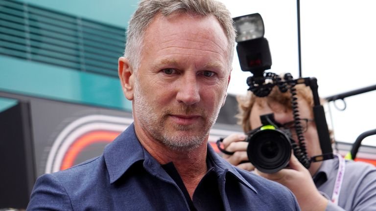 Christian Horner returns to the Formula 1 paddock at Silverstone