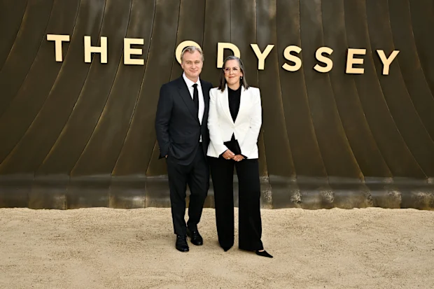 'Odyssey' Premiere: All the Best Fashion and Red Carpet Looks from Stars Like Zendaya, Tom Holland and Anne Hathaway | In pictures 53 Christopher Nolan and Emma Thomas at the film's world premiere