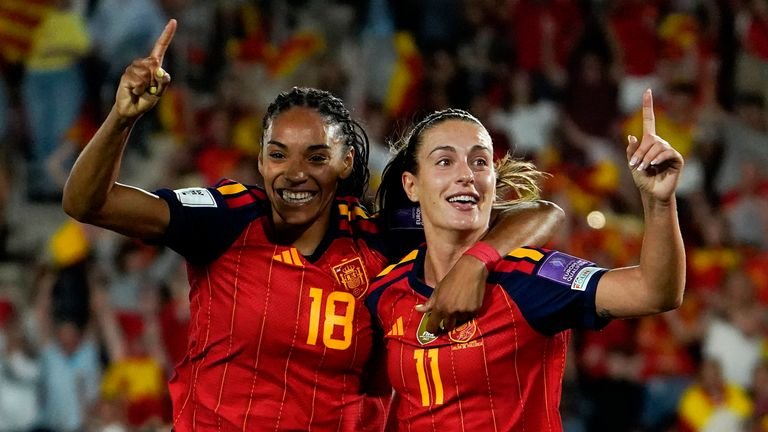 Alexia Putellas news: Barcelona and Spain midfielder joins London City Lioness on a free transfer | Football news 15 Alexia Putellas celebrates doubling Spain's lead over England in Mallorca