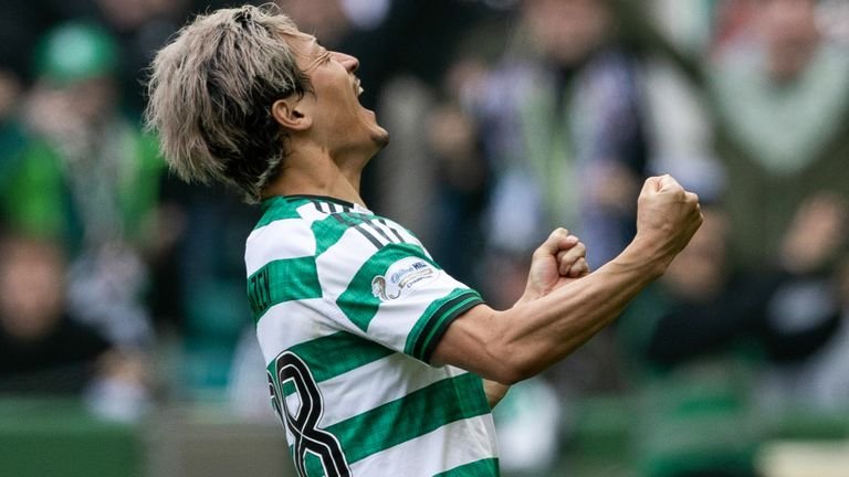 Camilo Duran: Celtic signed a new contract for the first time in the summer: the striker moved from Qarabag on a five-year contract | Football news 15 Daizen Maeda celebrates a crucial late goal to give Celtic victory over Hearts