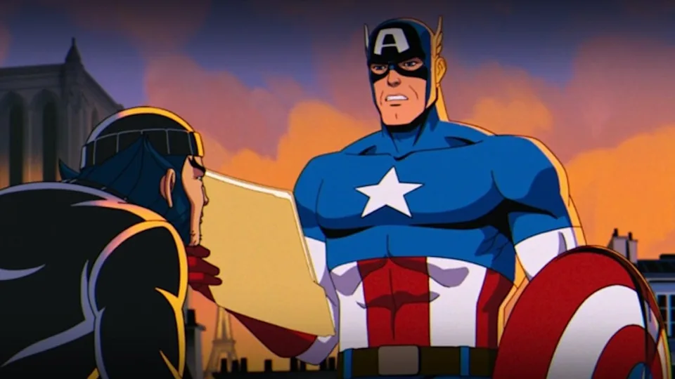 Wolverine and Captain America in the second season of X-Men '97