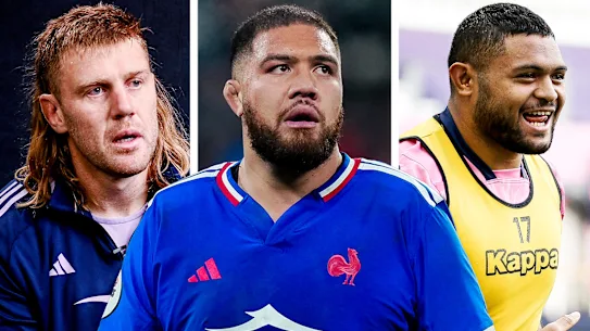 Tom Staniforth, Manny Meafu and Moses Alo-Emil grew up playing rugby in Australia. But now they are proud members of the French team.