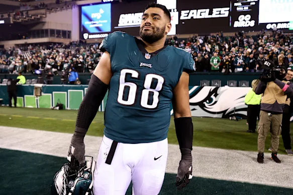 Bankstown native Philadelphia Eagle Jordan Mailata.