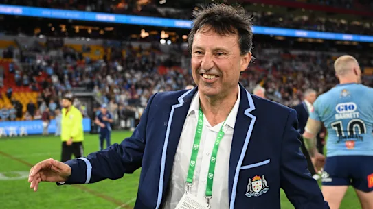 'It's with them': Origin win on par with Olympics and World Cup, says Navaganitawase 16 Laurie Daly celebrates winning the Origin series in Brisbane.
