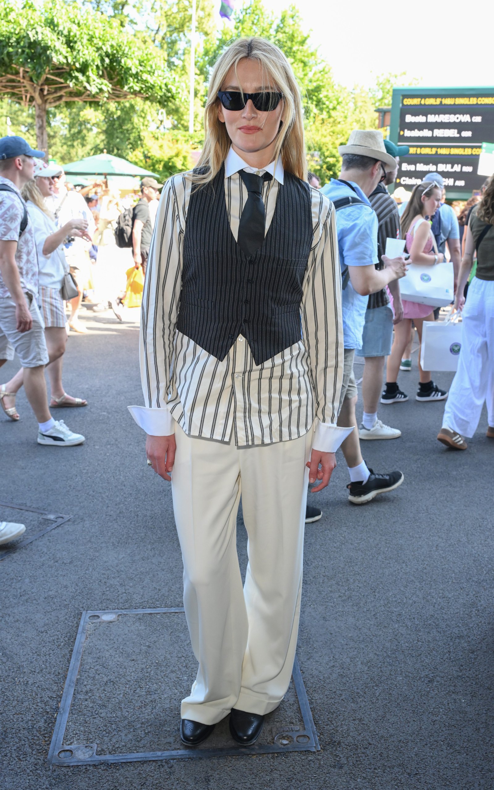 Celebrities attend Wimbledon 2026 Championships - Day 14