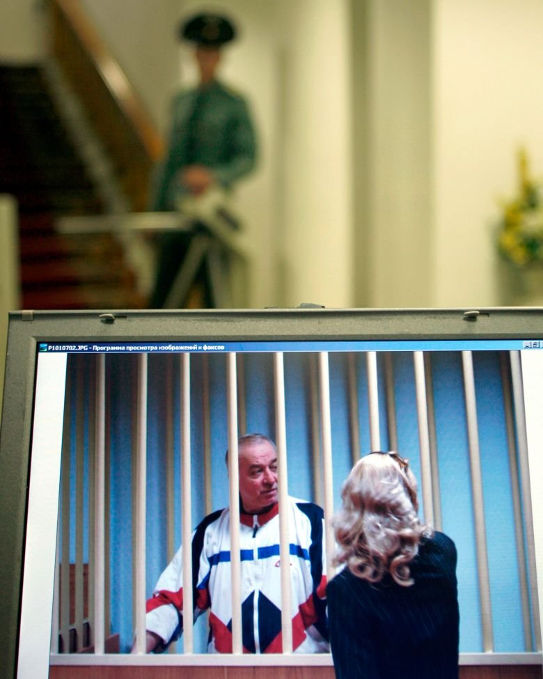 Salisbury poisonings: Charlie Rowley gave his girlfriend what he thought was a fancy perfume. It was actually a Russian nerve agent. 23 Sergei Skripal (left) is seen talking to his lawyer from behind bars in Moscow on August 9, 2006.