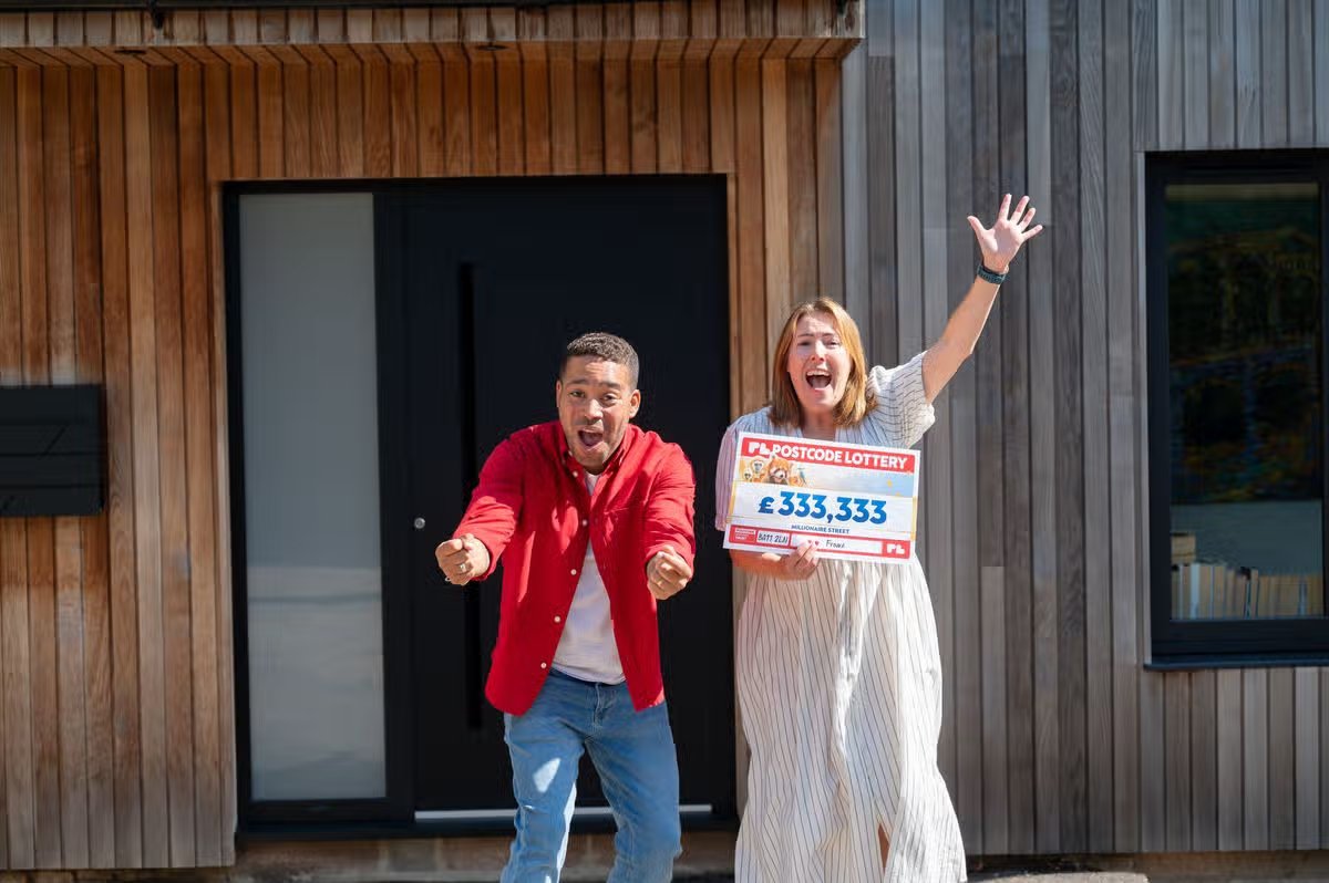 Nicola won £333,000 in this week's Postcode lottery.