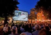 There will be four hot days in Zwolle, with a chance of thunder on Friday 15 Complete Meerminneplein during a free open-air movie at the Fraterhuis in Zwolle.
