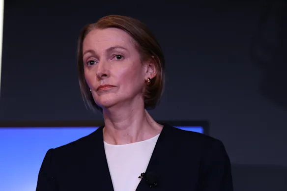Telstra CEO Vicky Brady addressed the media on Friday after returning from annual leave to deal with the outage.