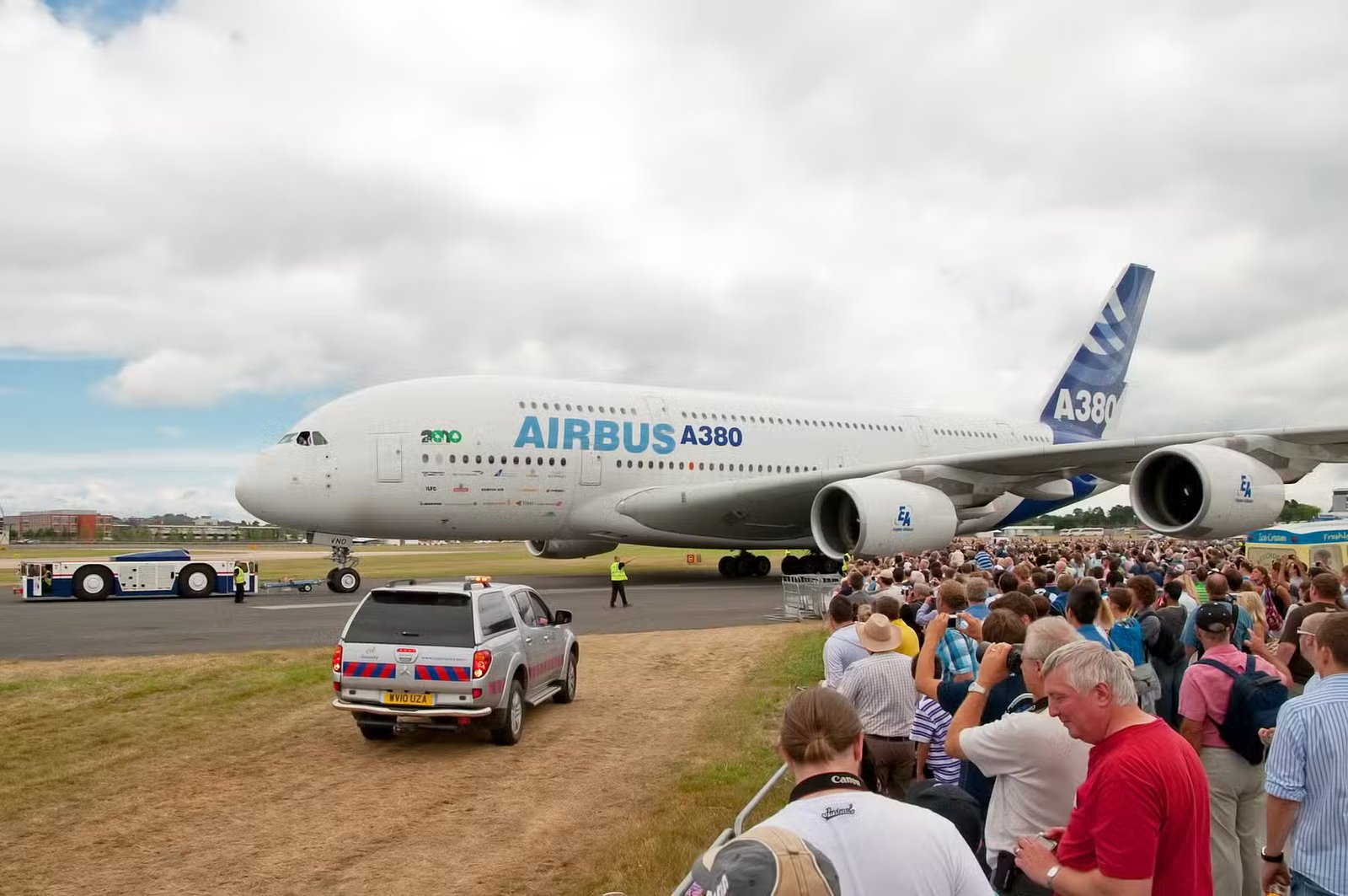 A380 at Farnborough