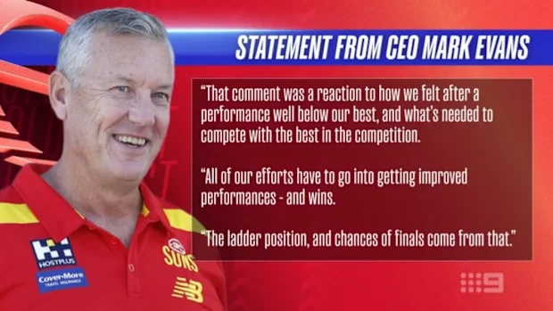1783978822 86 AFL News Gold Coast Suns coach Damien Hardwicks comments publicly