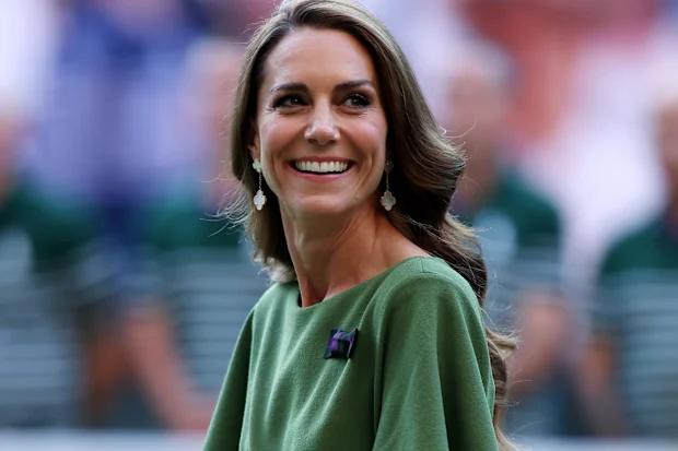 Kate Middleton Wimbledon: Princess of Wales brought adult children and husband to Wimbledon men's singles final 28 Catherine, Princess of Wales competes in the men's singles final on day fourteen of the 2026 Wimbledon Championships at the All England Lawn Tennis and Croquet Club on July 12, 2026 in London, England.