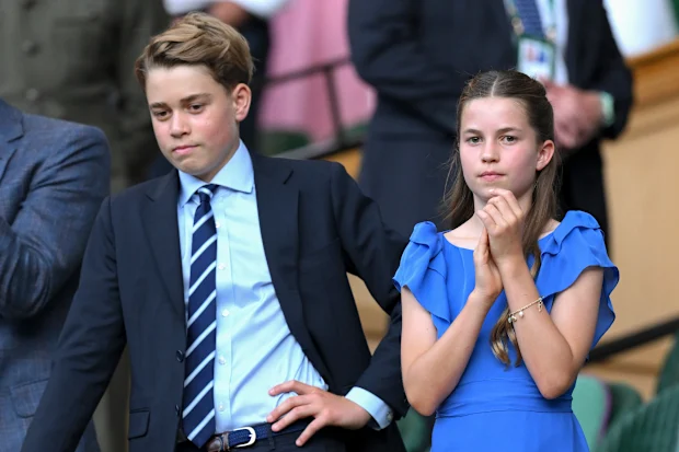 Kate Middleton Wimbledon: Princess of Wales brought adult children and husband to Wimbledon men's singles final 29 Prince George and Princess Charlotte attend the 2026 Wimbledon Tennis Championships at the All England Lawn Tennis and Croquet Club on July 12, 2026 in London, England.