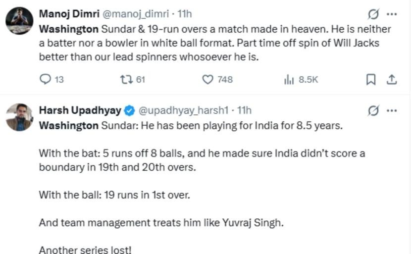 Washington Sundar Washington Sundar