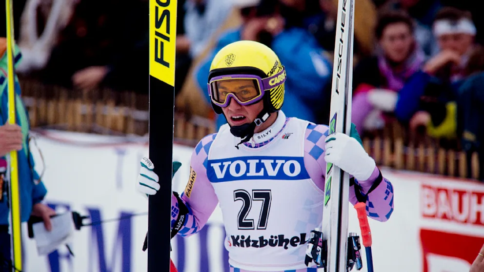 Shortly after wedding: influencer (30) dies after accident with former ski star | News 15 Rungaldier in January 1991 at the World Championships in Kitzbühel (Austria).