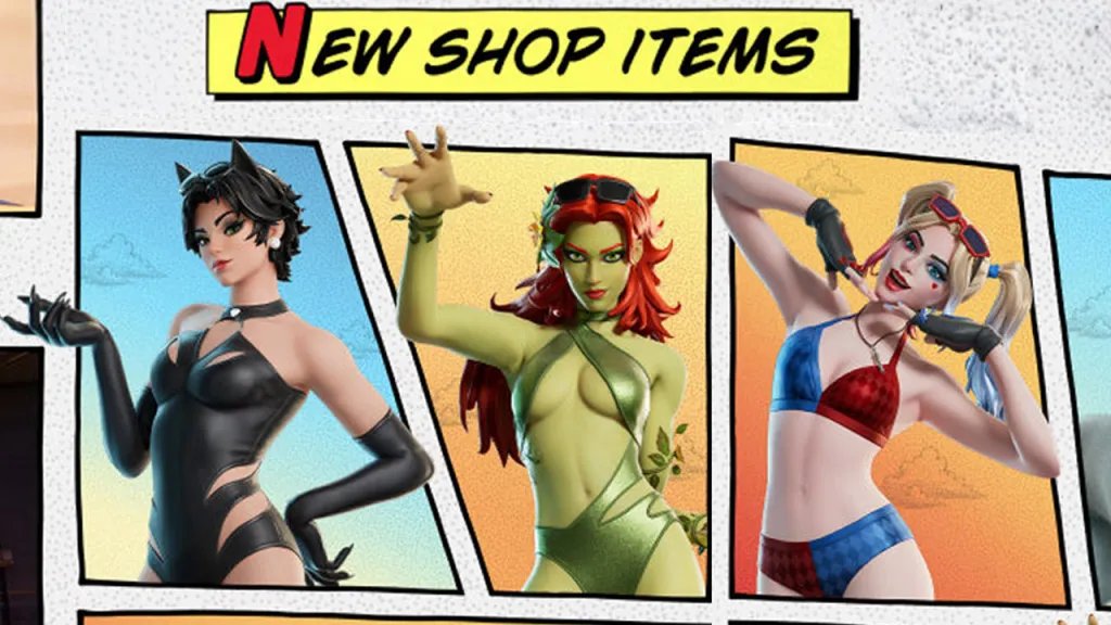 Fortnite DC Summer Skins, Poison Ivy Cosmetics