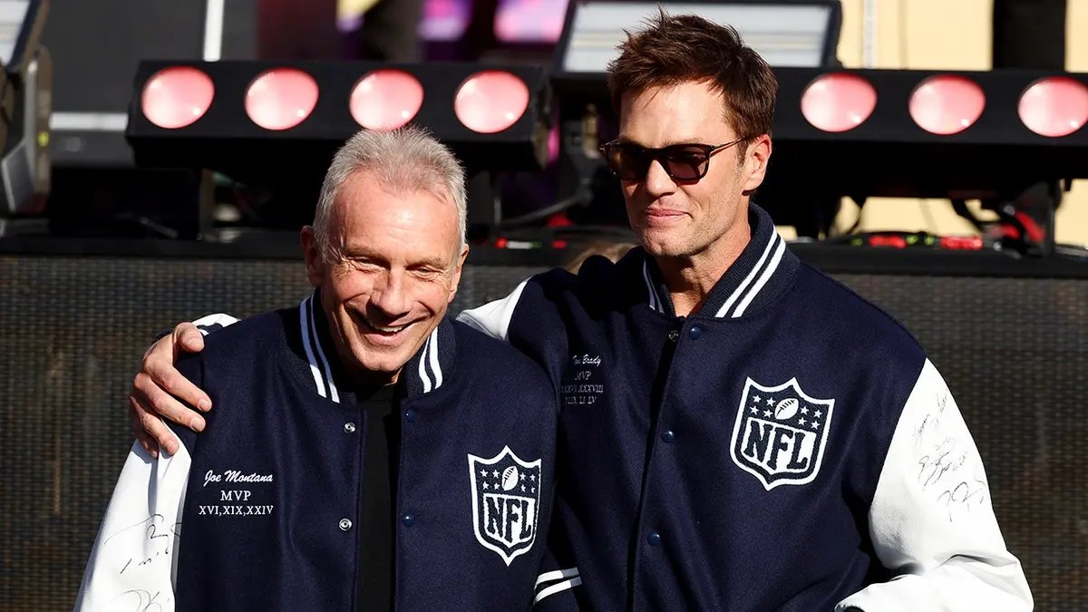 Tom Brady believes Raiders rookie Fernando Mendoza should earn his spot 15 Tom Brady and Joe Montana watch before the game at Levi's Stadium.