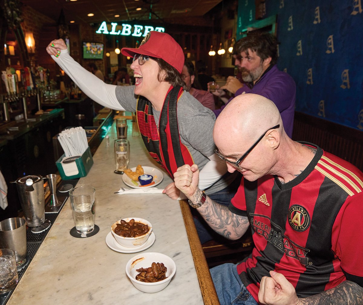 people celebrate in Alberta