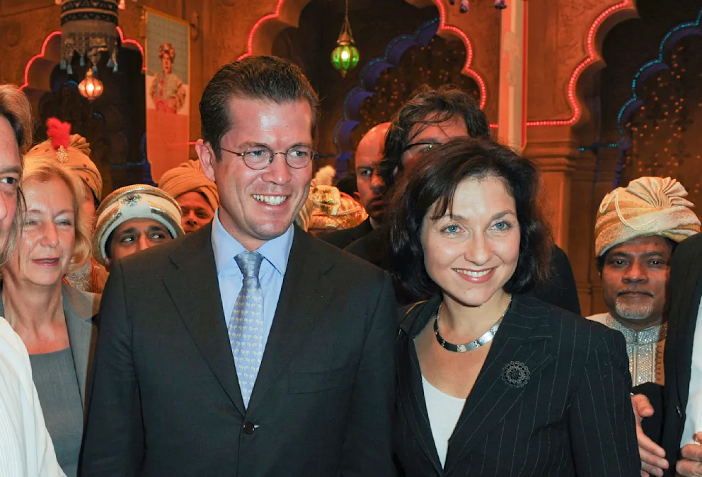 Katerina Reiche and Karl-Theodor zu Guttenberg deny separation | Entertainment 16 Guttenberg and Reich meeting in Potsdam in 2009.