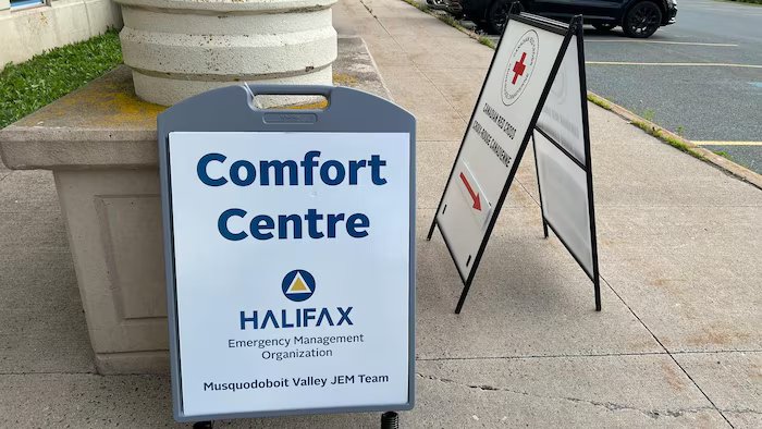A sign on the sidewalk that says 