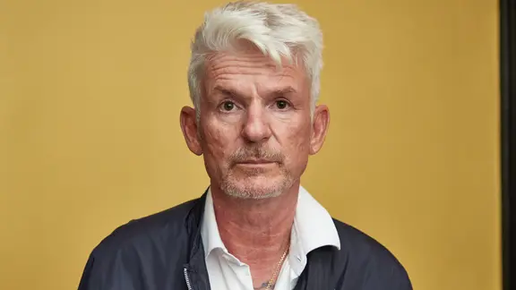 Heinz Strunk is a man with short gray hair. | photoalliance/dpa | George Wendt Heinz Strunk is a man with short gray hair.