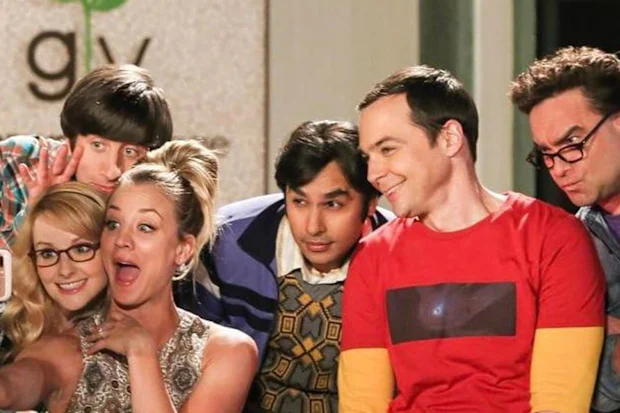 Simon Helberg, Melissa Rauch, Kaley Cuoco, Kunal Nayyar, Jim Parsons and Johnny Galecki.