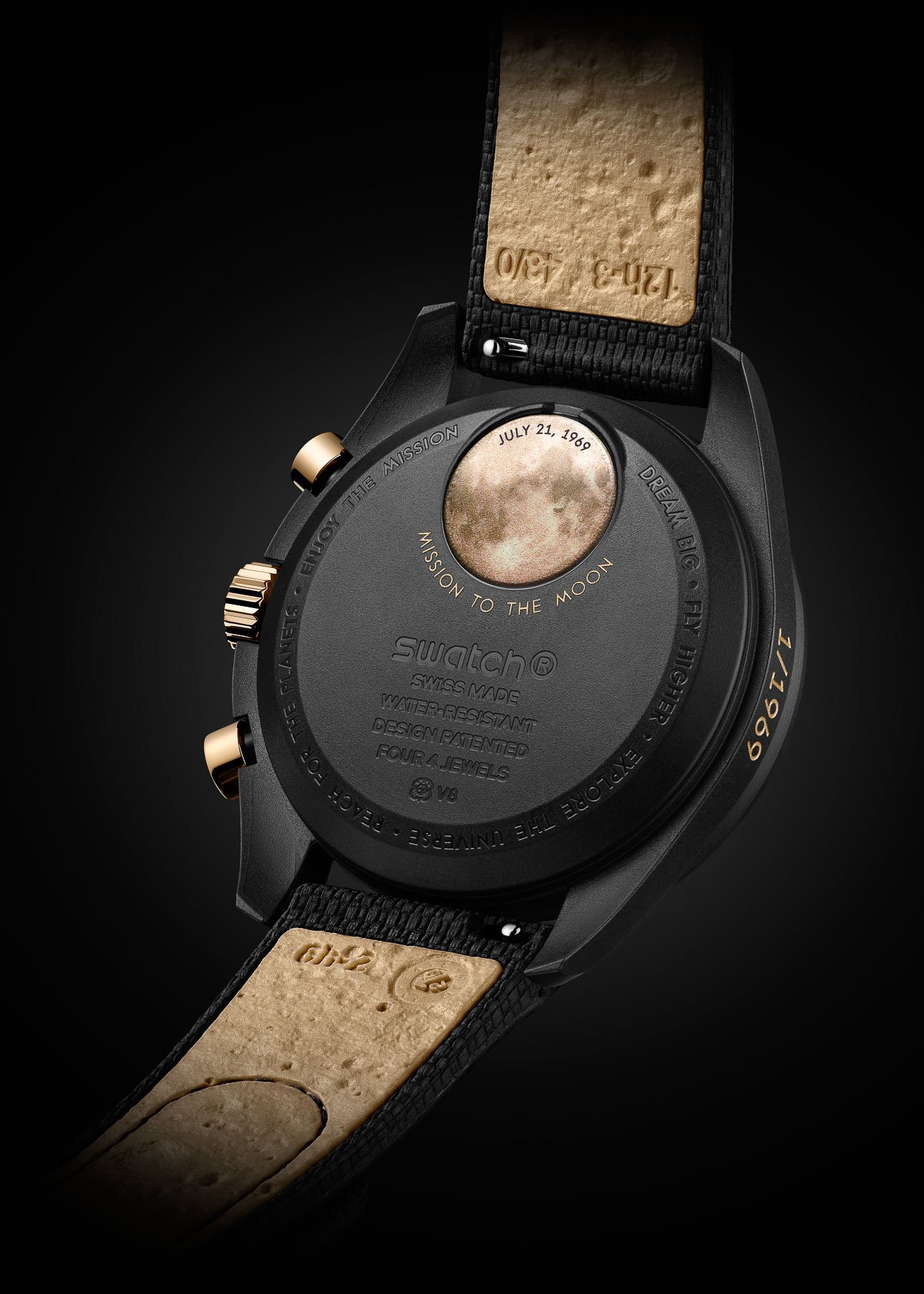Omega × Swatch Speedmaster MoonSwatch Mission To The Moon 1969 caseback