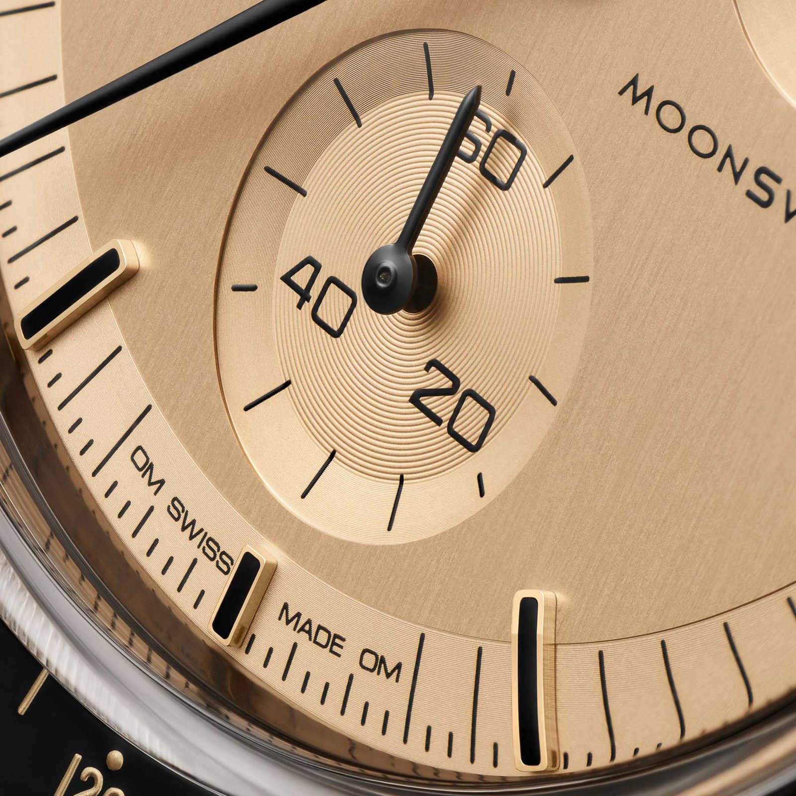 Dial Omega × Swatch Speedmaster MoonSwatch Mission To The Moon 1969 s 