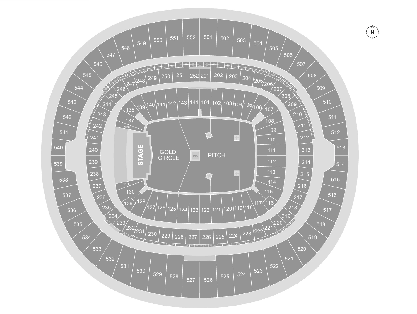 Bruno Mars at London Wembley Stadium 2026: Performance schedule, last minute tickets and complete guide 15 Bruno Mars Wembley seating plan for The Romantic Tour 2026