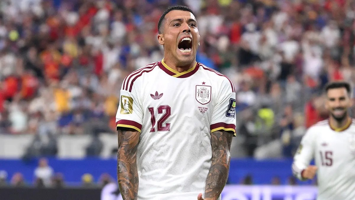 How to watch: Argentina vs Spain, 2026 FIFA World Cup final match broadcast. 17 Pedro Porro celebrates a goal scored on the field for Spain.