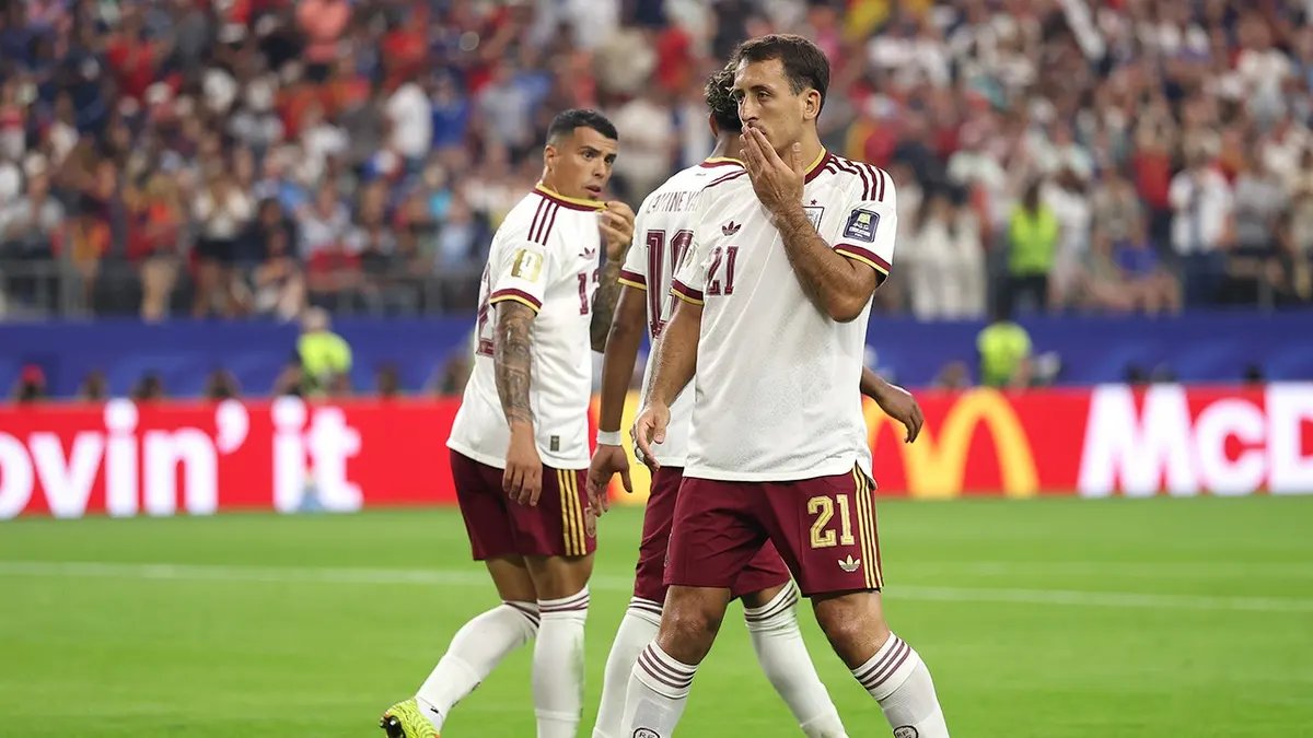 How to watch: Argentina vs Spain, 2026 FIFA World Cup final match broadcast. 16 Mikel Oyarzabal celebrates after scoring a penalty in Arlington, Texas.