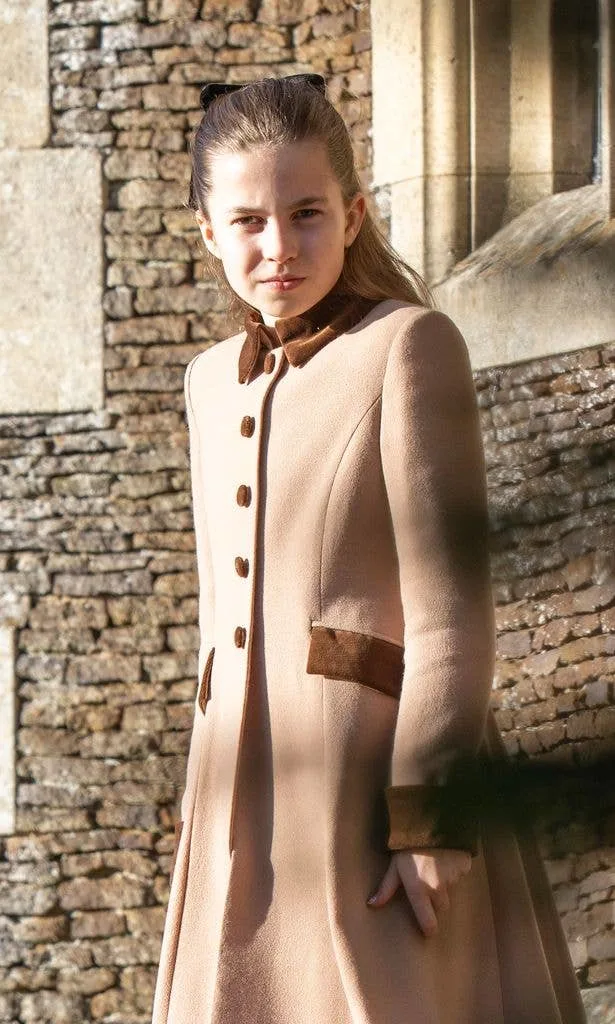 Fans online were divided over Charlotte's resemblance to the late queen.